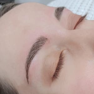 Eyebrow Tattoo result by Miel K-Beauty Spa in Arlington Heights, IL
