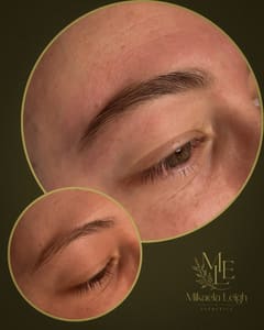 Eyebrow Tattoo result by Mikaela Leigh Esthetics LLC in Waunakee, WI