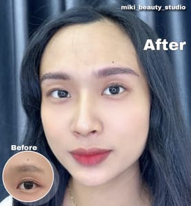 Eyebrow Tattoo result by Miki Beauty Studio in Melbourne, FL