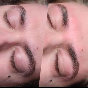 Eyebrow Tattoo result by Miks Lashes & Lux in Perkasie, PA