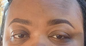 Eyebrow Tattoo result by MIKU Beauty Studio in Parkville, MD