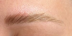 Eyebrow Tattoo result by Mila Aesthetics - Microblading, Permanent Makeup, Lash Extensions in Las Vegas, NV