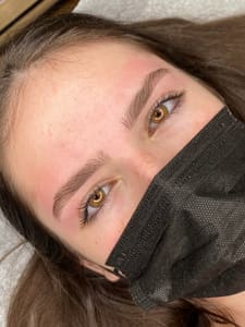 Eyebrow Tattoo result by MiLAY BEAUTY AESTHETICS in Miami Springs, FL