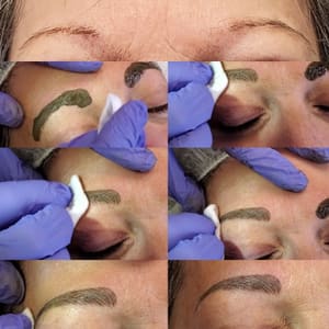 Eyebrow Tattoo result by Millside Studio in Ludlow, MA