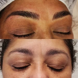 Eyebrow Tattoo result by Millside Studio in Ludlow, MA