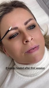 Eyebrow Tattoo result by Milwaukee Microblading by Brows Beauty Couture in Wauwatosa, WI