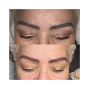 Eyebrow Tattoo result by Mink Lashes Studio in Edgewater, NJ