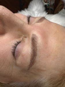 Eyebrow Tattoo result by Mirame Beauty Inc in Granada Hills, CA