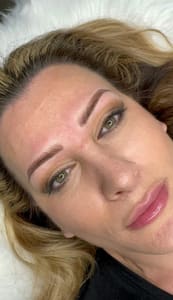 Eyebrow Tattoo result by Mirame Beauty Inc in Granada Hills, CA