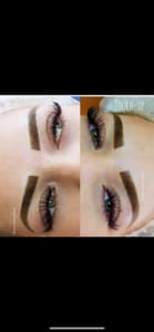 Eyebrow Tattoo result by Miri's Lashes & Spa in Salt Lake City, UT