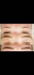 Eyebrow Tattoo result by Miri's Lashes & Spa in Salt Lake City, UT