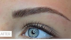 Eyebrow Tattoo result by Mirinka Permanent Cosmetic Centers. Specialist in Cosmetic Tattooing and ParaMedical Tattooing in Fort Lauderdale, FL