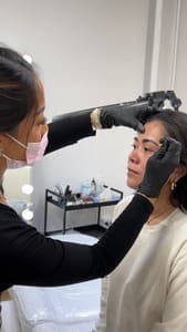 Eyebrow Tattoo result by Mish Aesthetics - Microblading & Permanent Makeup Studio in New York, NY