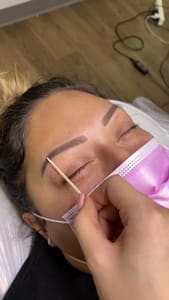 Eyebrow Tattoo result by Mish Aesthetics - Microblading & Permanent Makeup Studio in New York, NY