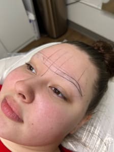 Eyebrow Tattoo result by Mish Aesthetics - Microblading & Permanent Makeup Studio in New York, NY