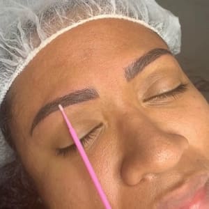 Eyebrow Tattoo result by Mish Aesthetics - Microblading & Permanent Makeup Studio in New York, NY