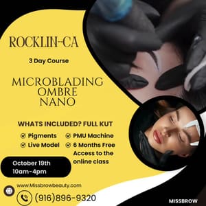 Eyebrow Tattoo result by Miss Brow Academy in Rocklin, CA