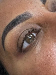 Eyebrow Tattoo result by Miss Brow - Eyebrow Salon & Cosmetic Tattoo Studio in Charlotte, NC