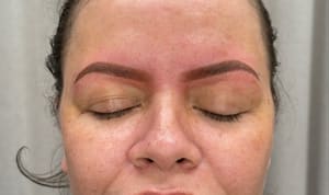 Eyebrow Tattoo result by Miss Brow - Eyebrow Salon & Cosmetic Tattoo Studio in Charlotte, NC