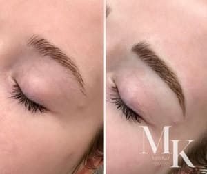 Eyebrow Tattoo result by Miss Kay Permanent Make Up in Des Moines, IA