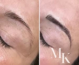 Eyebrow Tattoo result by Miss Kay Permanent Make Up in Des Moines, IA