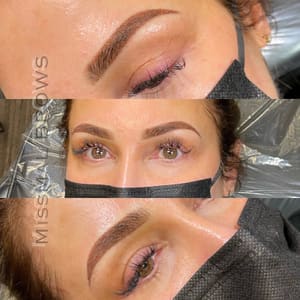 Eyebrow Tattoo result by MissMaL Aesthetics in Mckinney, TX