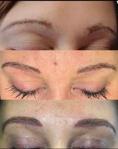 Eyebrow Tattoo result by Misty at Create in Indiana, PA