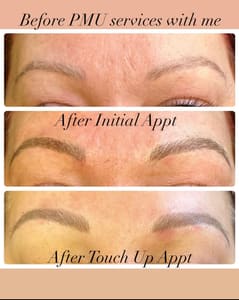 Eyebrow Tattoo result by Misty at Create in Indiana, PA