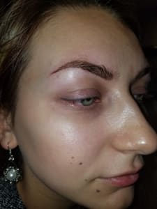 Eyebrow Tattoo result by Misty Dawn Smith in Frisco, TX