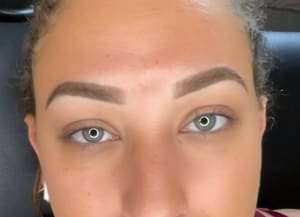 Eyebrow Tattoo result by MJ Beauty INK in Cooper City, FL