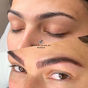 Eyebrow Tattoo result by MM Esthetics in Clovis, CA