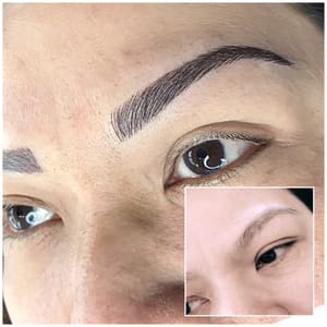 Eyebrow Tattoo result by Moda Microblading in Woodland Hills, CA