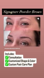 Eyebrow Tattoo result by Modern Beauty Studios NJ in Watchung, NJ