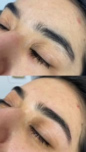 Eyebrow Tattoo result by Modern Belle Esthetics LLC in Centennial, CO