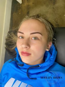 Eyebrow Tattoo result by Modern Brows & Beauty in Gainesville, TX