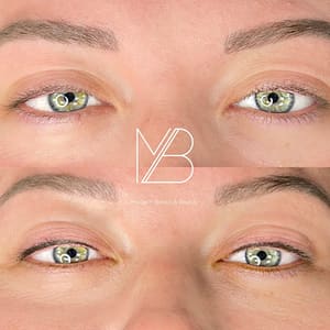 Eyebrow Tattoo result by Modern Brows & Beauty in Gainesville, TX
