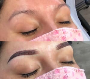 Eyebrow Tattoo result by Modern Face Studio in Alhambra, CA