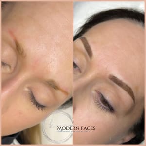 Eyebrow Tattoo result by Modern Faces Permanent Makeup by Katy in Crossville, TN