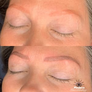 Eyebrow Tattoo result by Modern Microblading in Saginaw, MI