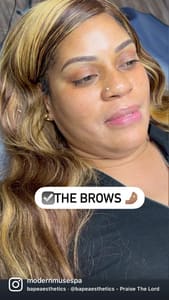Eyebrow Tattoo result by Modern Muse Spa in Hyattsville, MD