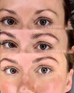 Eyebrow Tattoo result by Modest Ink PMU in Salt Lake City, UT