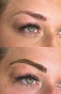 Eyebrow Tattoo result by ModifiedBeautyEC in Eau Claire, WI