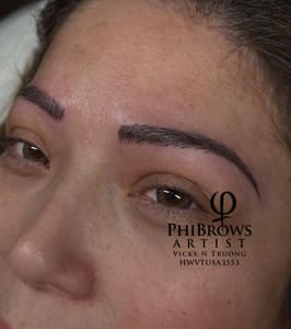 Eyebrow Tattoo result by Modo Brows Bar in Laurel, MD