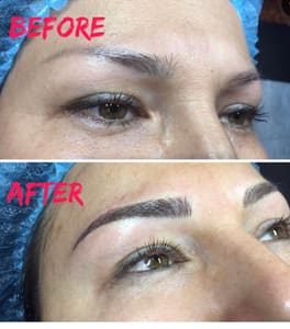 Eyebrow Tattoo result by Modo Brows Bar in Laurel, MD
