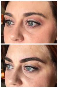 Eyebrow Tattoo result by Moey Makeovers in Boise, ID