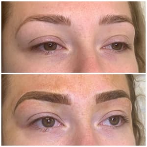 Eyebrow Tattoo result by Moey Makeovers in Boise, ID