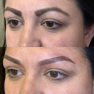 Eyebrow Tattoo result by Moey Makeovers in Boise, ID