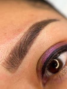 Eyebrow Tattoo result by Mojo Beauty Permanent Makeup Studio and Academy in Eden Prairie, MN