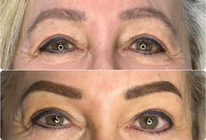 Eyebrow Tattoo result by Mojo Master Beauty Rehab in Stuart, FL