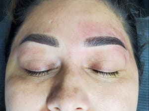 Eyebrow Tattoo result by Molavish Beauty Ink in Laurel, MD